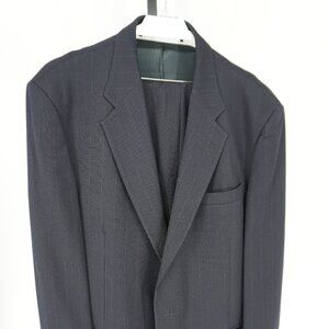 Men's wool suit ,Fioravanti Soft navy blue pinstripe. 50L 38"w 36" inseam